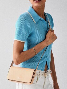 New Kate Spade Juliette Crossbody Bag Pebble Leather Citrus Glaze